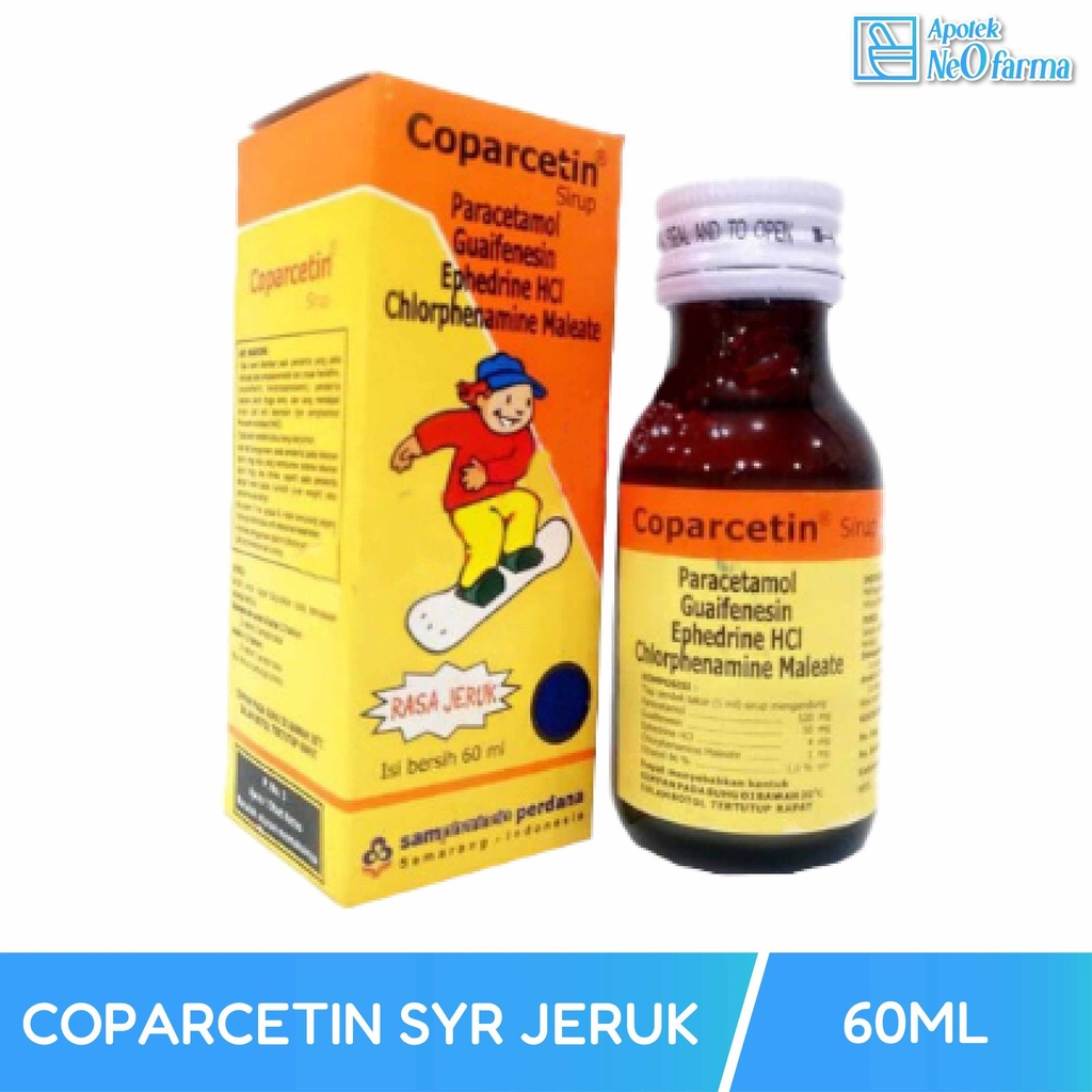 COPARCETIN SYR RASA JERUK 60 ML