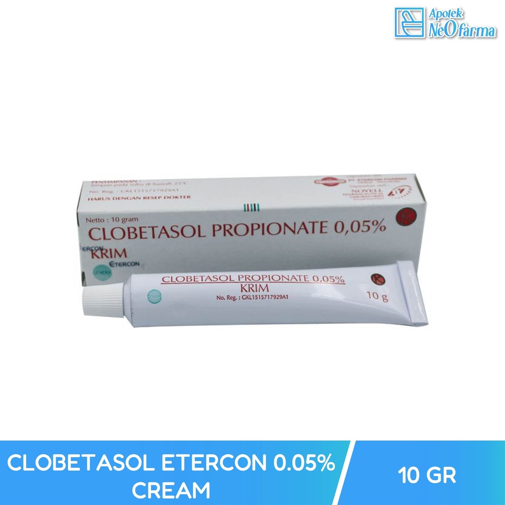 CLOBETASOL ETERCON/NOVELL 0.05% CREAM 10GR TUB