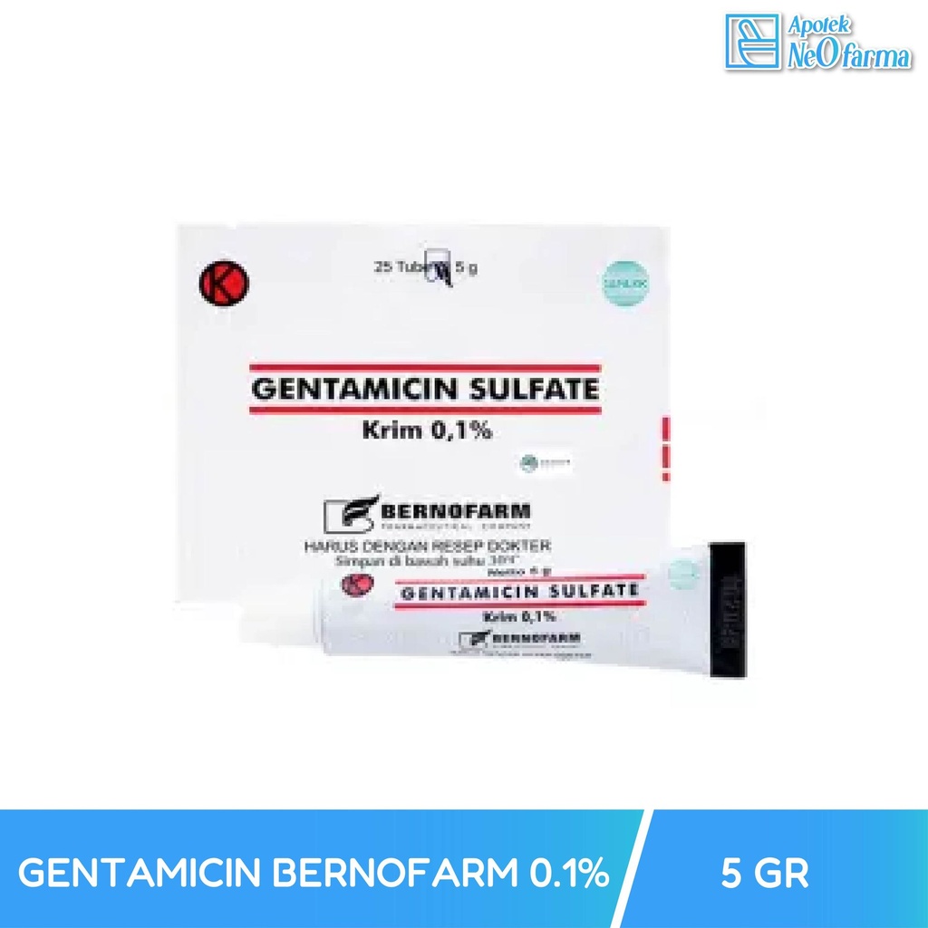 GENTAMICIN BERNOFARM 0.1% KRIM TUB 5GR