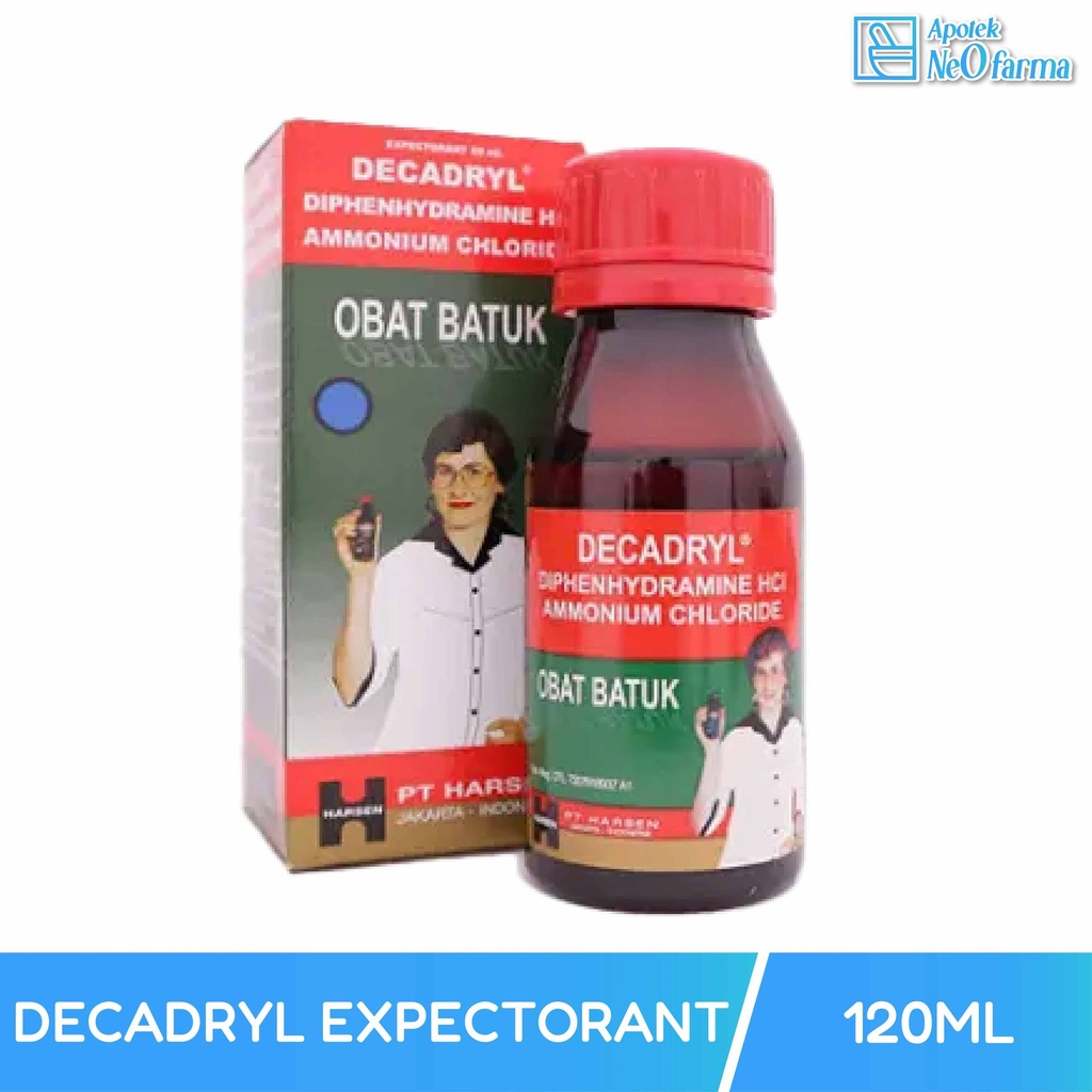DECADRYL EXPECTORANT SYR 120 ML