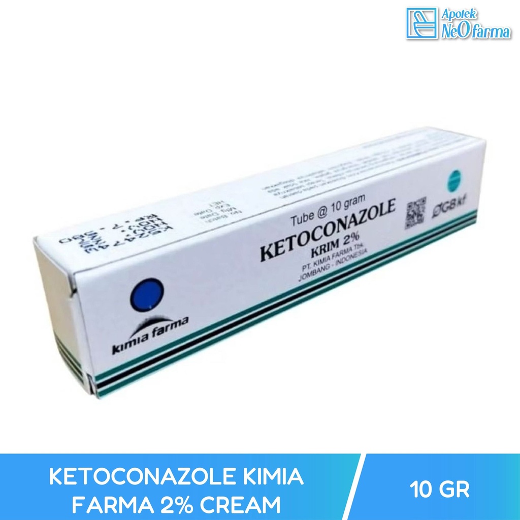 KETOCONAZOLE KIMIA FARMA 2% CREAM 10 GR TUB