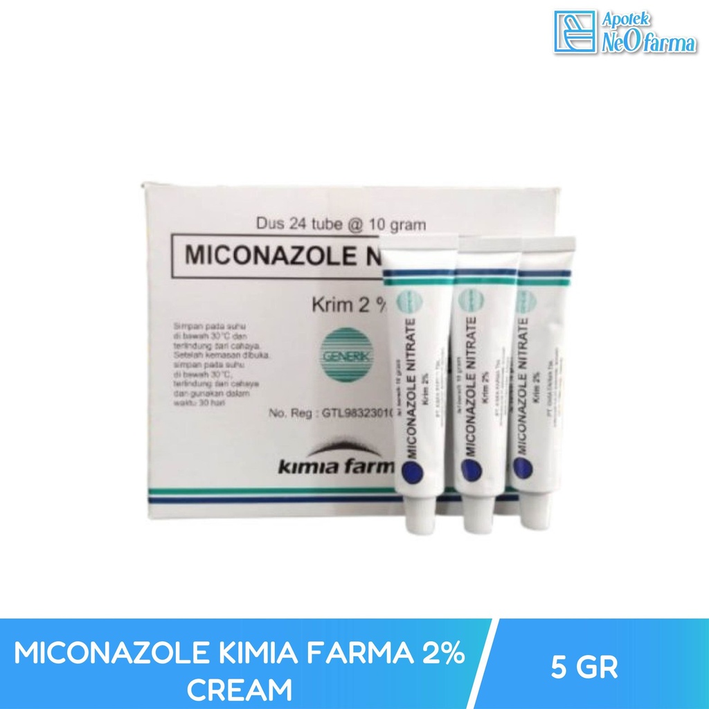 MICONAZOLE KIMIA FARMA 2% CREAM BOX 24 TUB @ 10 GR