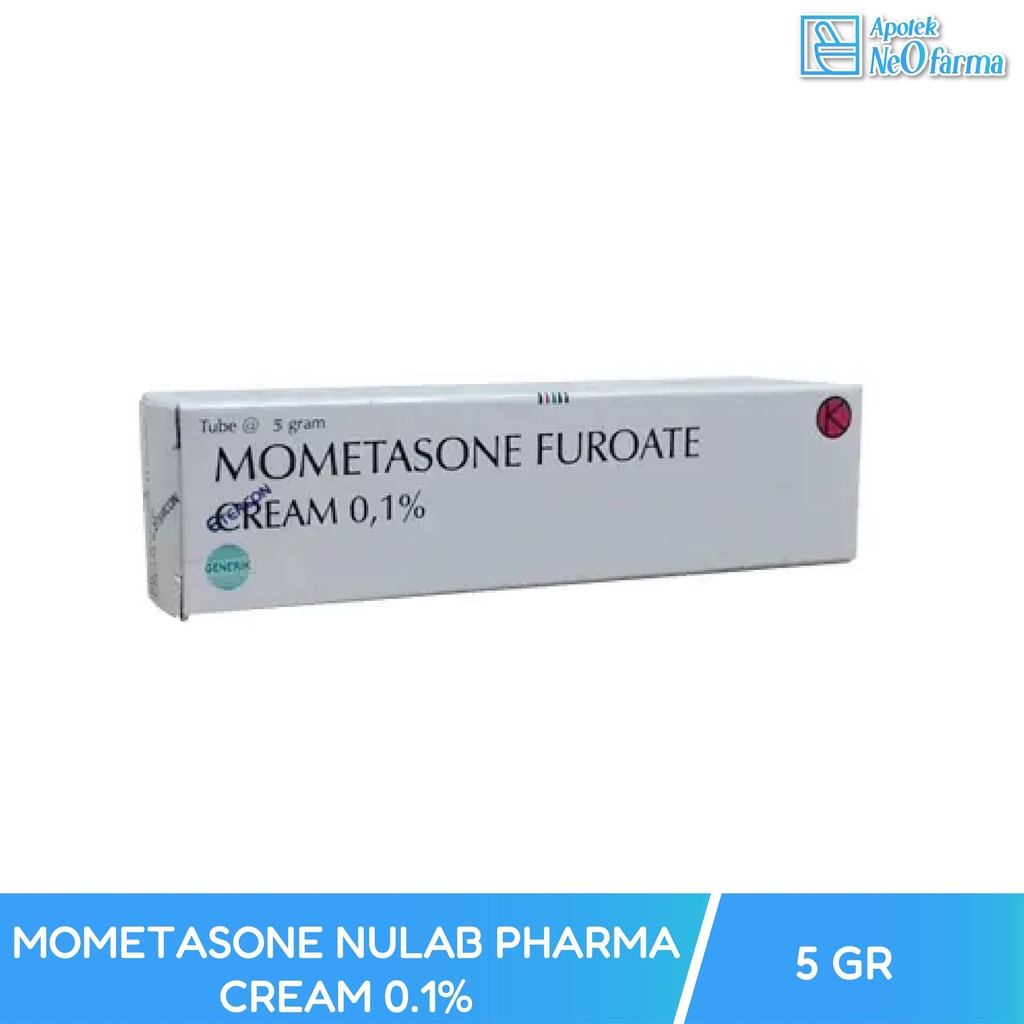 MOMETASONE NULAB PHARMA CRM 0.1% TUB @ 5 G