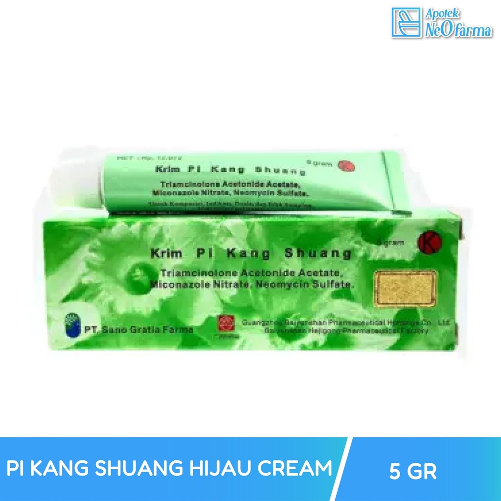 PI KANG SHUANG HIJAU CREAM 5 GR TUB