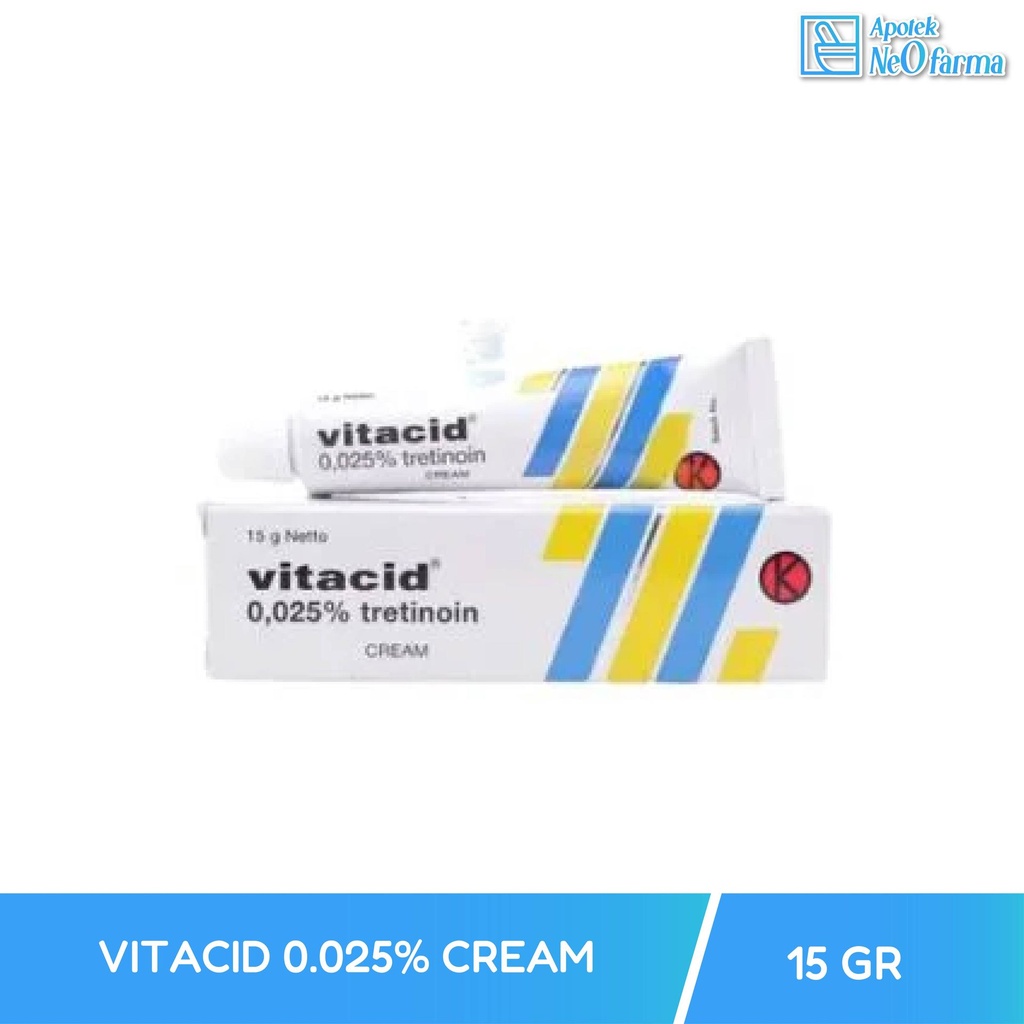 VITACID 0.025% CREAM 15 GR TUB