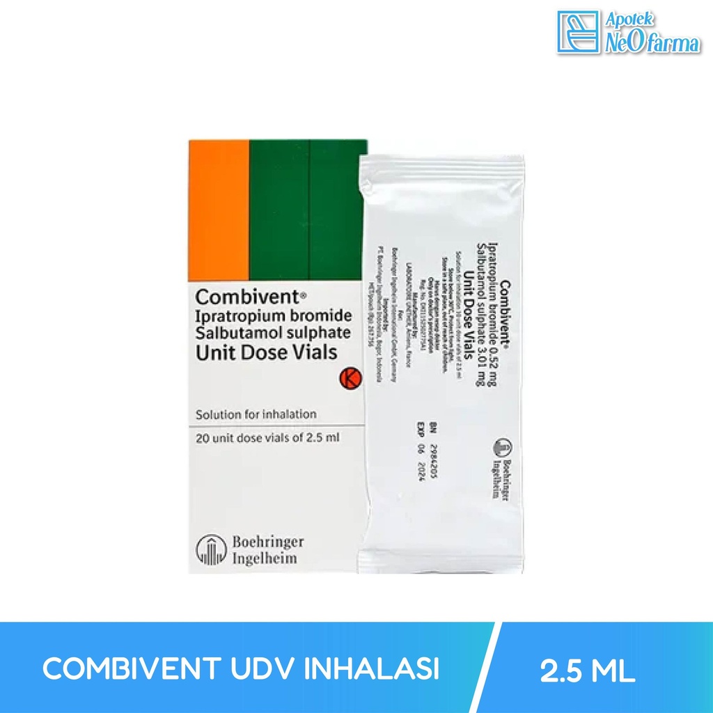 COMBIVENT UDV INHALASI BOX 20 VIAL @ 2.5ML
