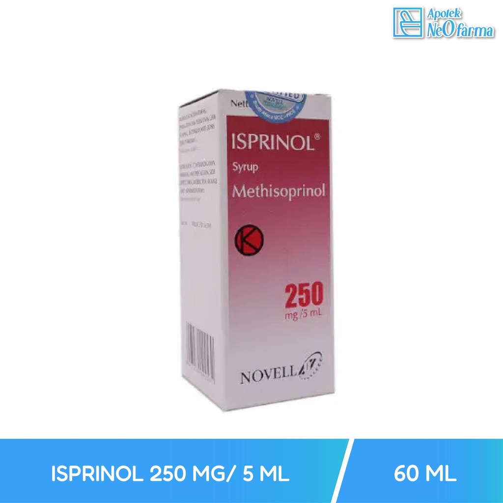 ISPRINOL 250 MG/ 5 ML SYR 60 ML