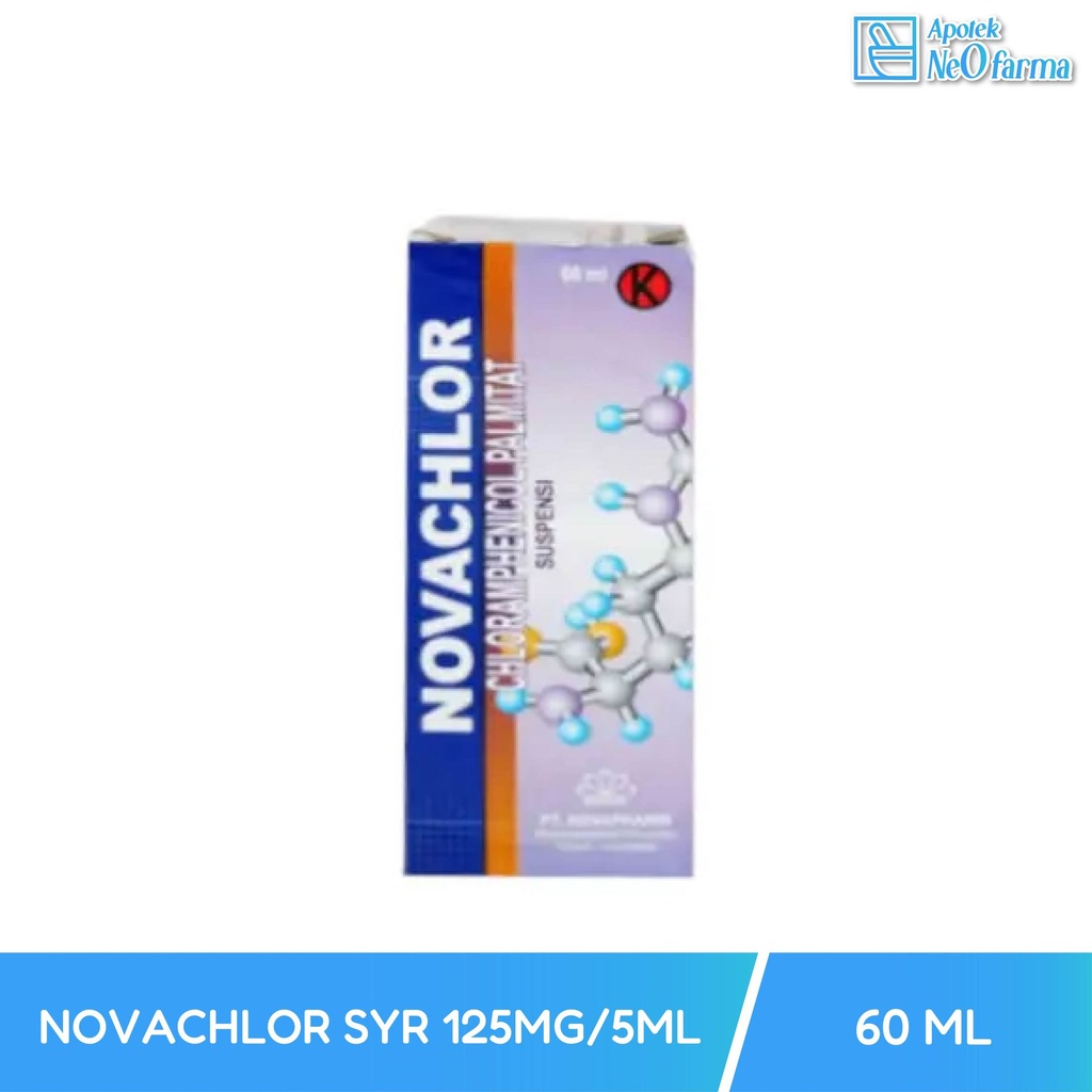 NOVACHLOR SYR 125MG/5ML 1 BTL @ 60 ML
