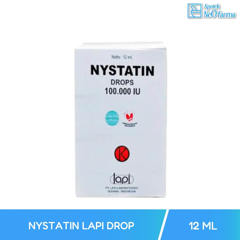 NYSTATIN LAPI DROP 12 ML