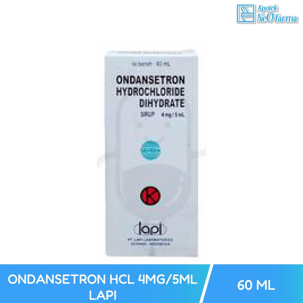 ONDANSETRON HCL 4MG/5ML LAPI @60ML