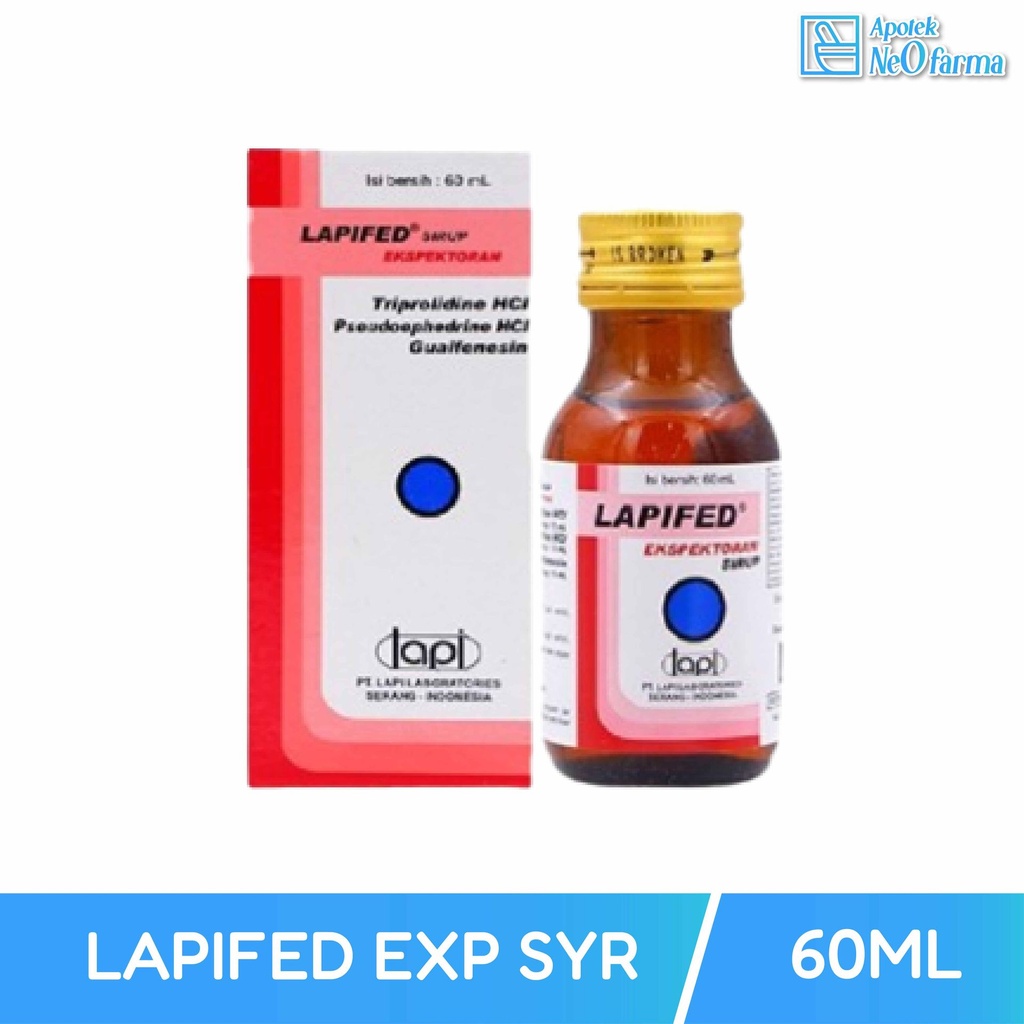 LAPIFED EXP SYR 60 ML