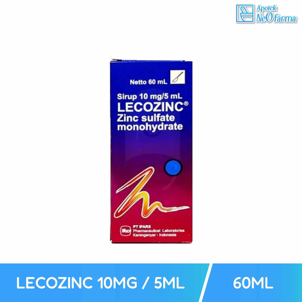 LECOZINC 10MG / 5ML SYR 60 ML