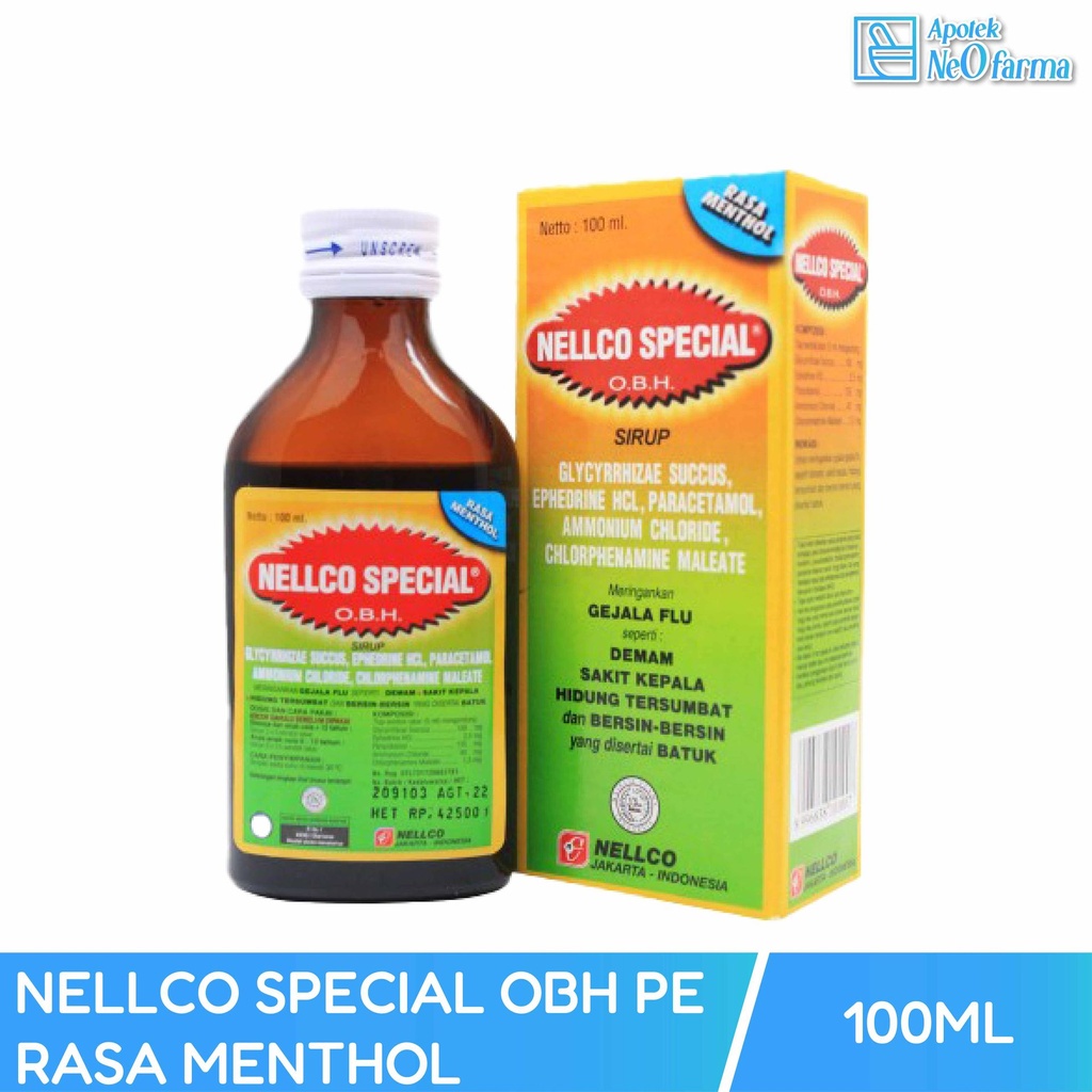 NELLCO SPECIAL OBH PE RASA MENTHOL 100 ML