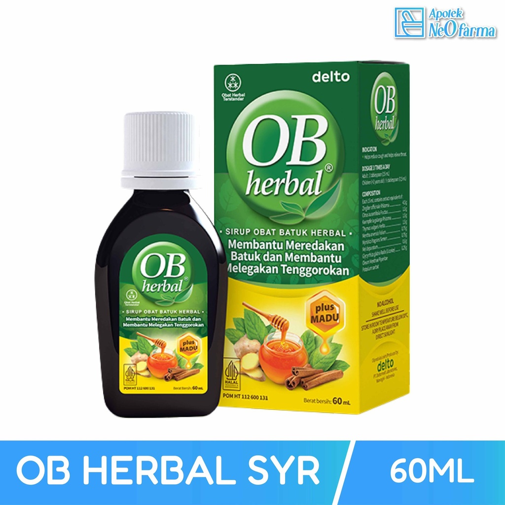 OB HERBAL SYR 60 ML