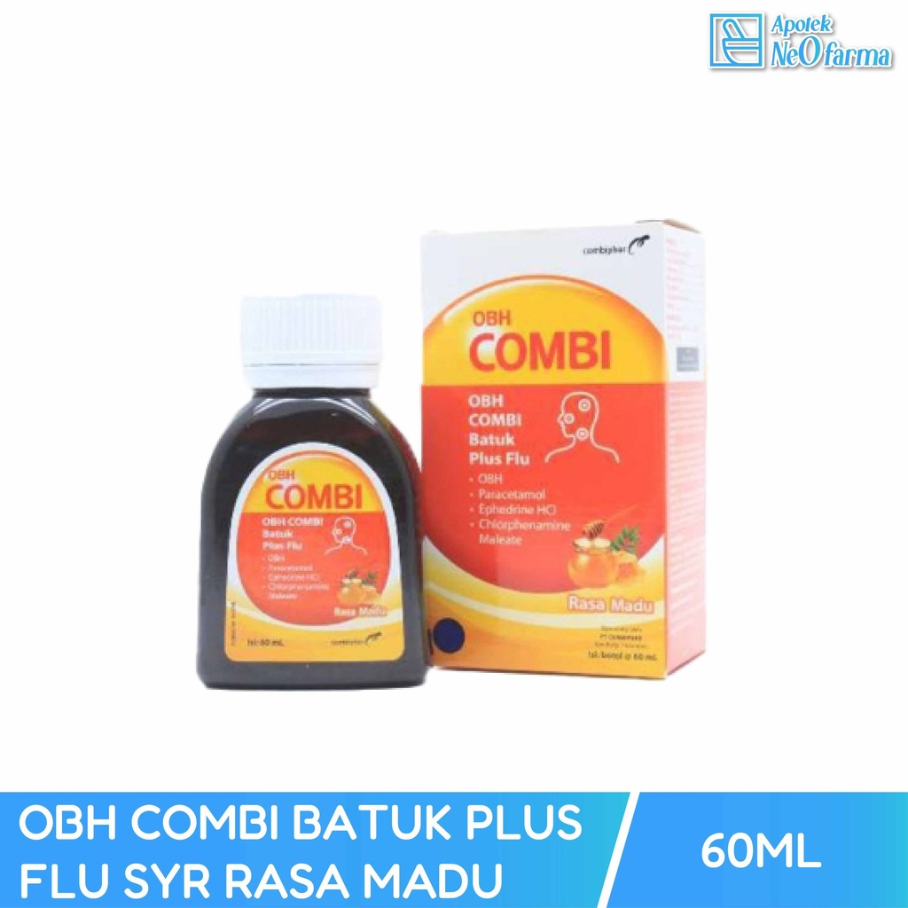 OBH COMBI BATUK PLUS FLU SYR RASA MADU 60 ML