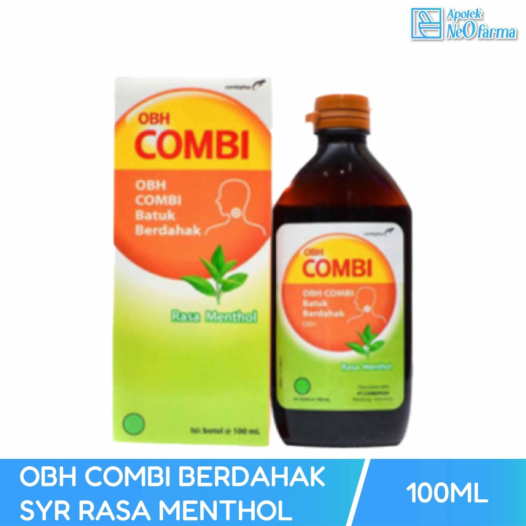 OBH COMBI BERDAHAK SYR RASA MENTHOL 100 ML
