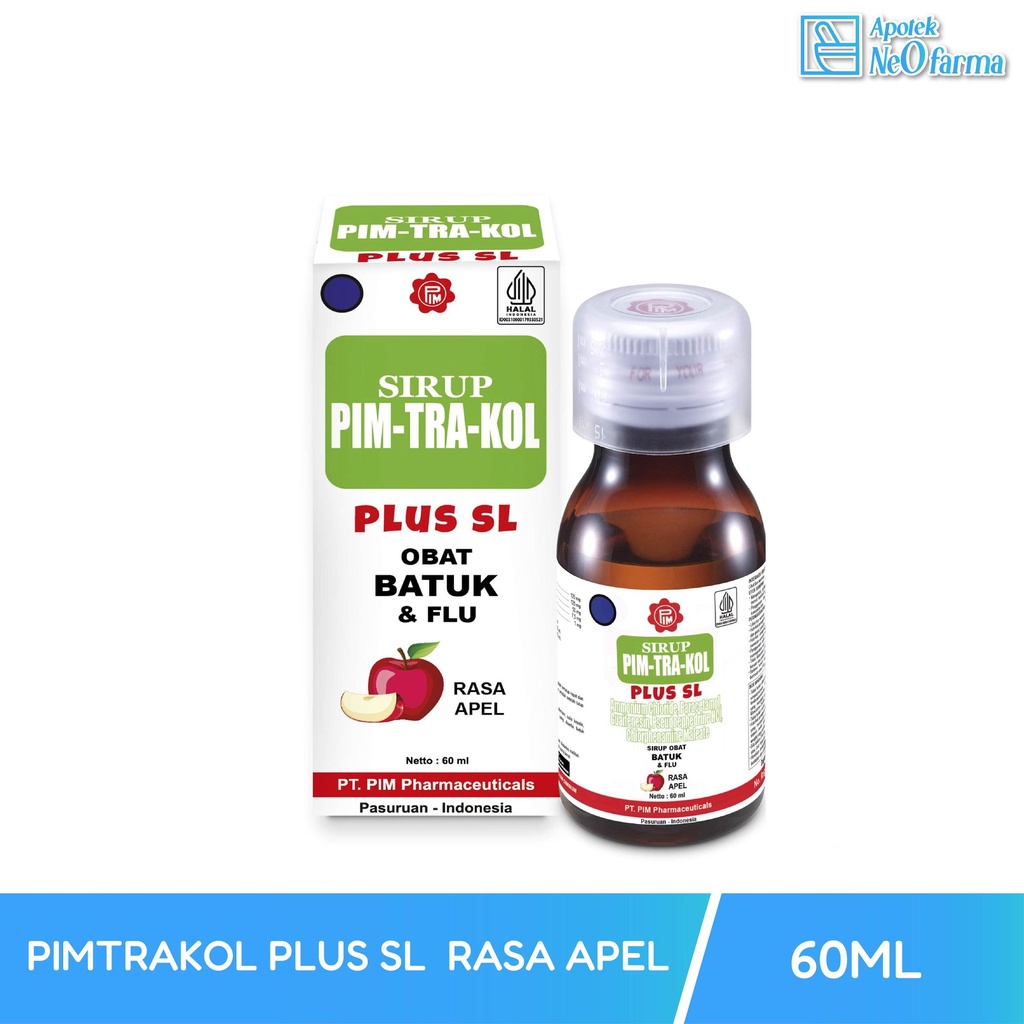 PIMTRAKOL PLUS SL SYR 60 ML RASA APEL