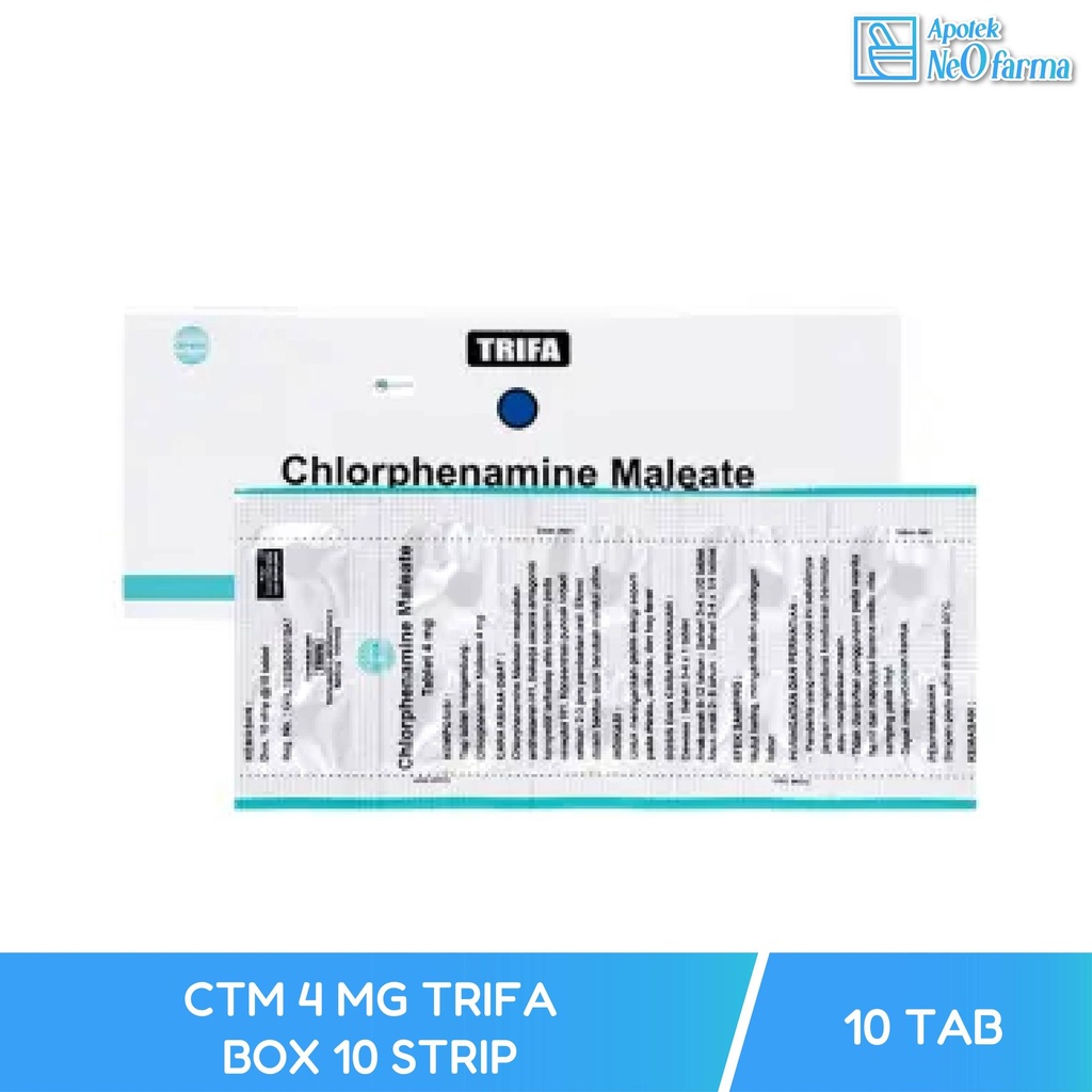 CTM 4 MG TRIFA BOX 10 STRIP