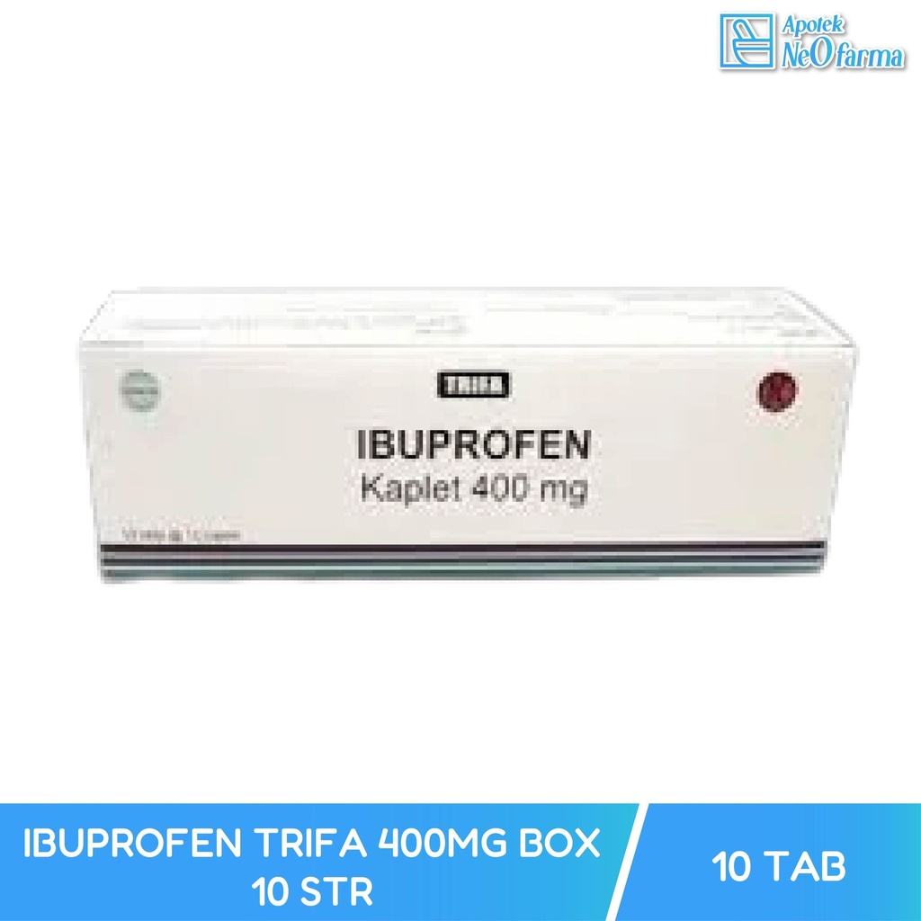IBUPROFEN TRIFA 400MG BOX 10 STR @ 10 KAPL