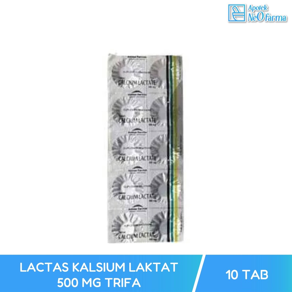 LACTAS KALSIUM LAKTAT 500 MG TRIFA