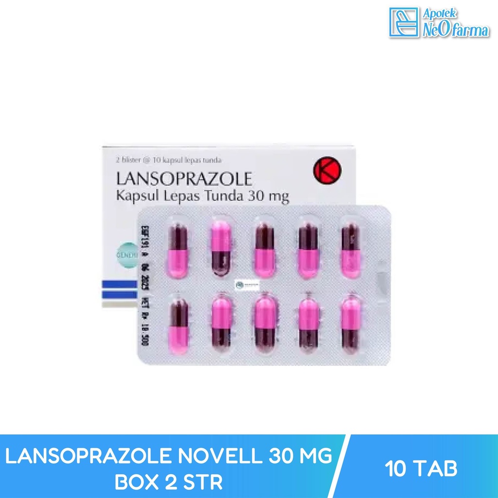 LANSOPRAZOLE NOVELL 30 MG BOX 2 STR @ 10 CAP