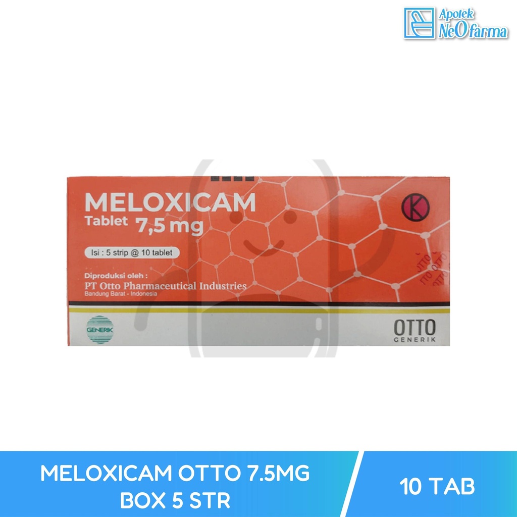 MELOXICAM OTTO 7.5MG BOX 5 STR @10 TAB