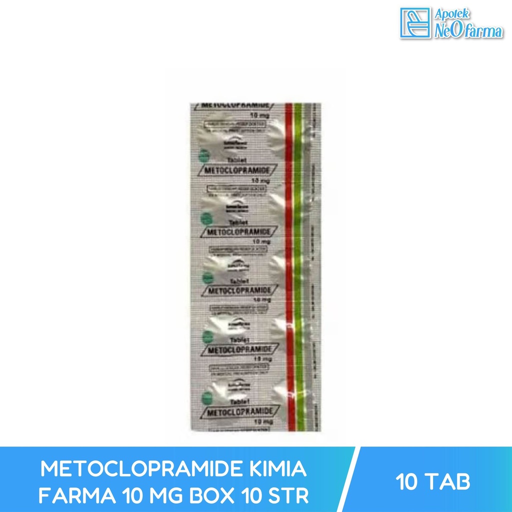 METOCLOPRAMIDE KIMIA FARMA TAB 5MG BOX 10 STR @ 10 TAB