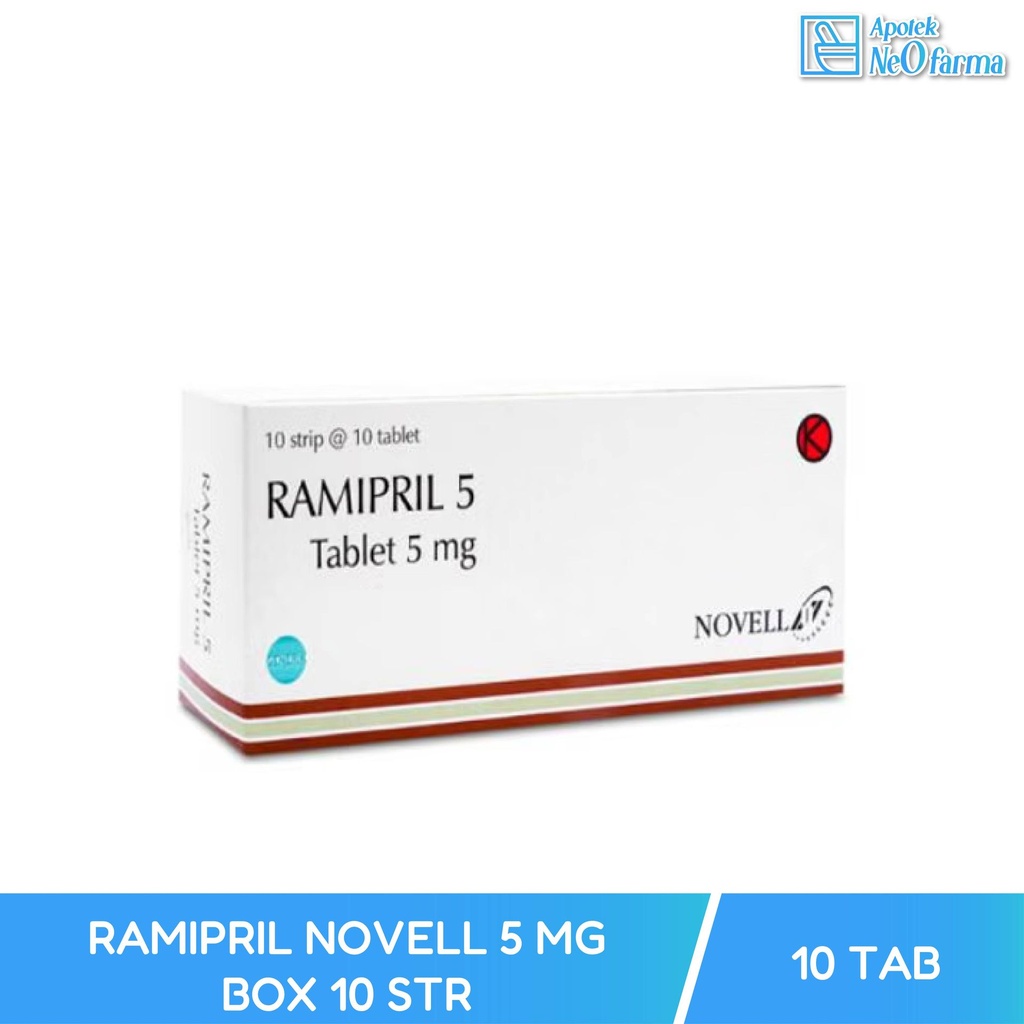 RAMIPRIL NOVELL 5 MG BOX 10 STR @ 10 TAB