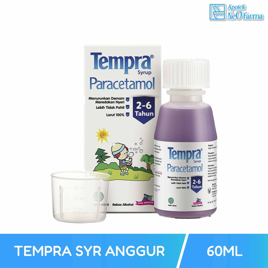 TEMPRA SYR RASA ANGGUR 60 ML