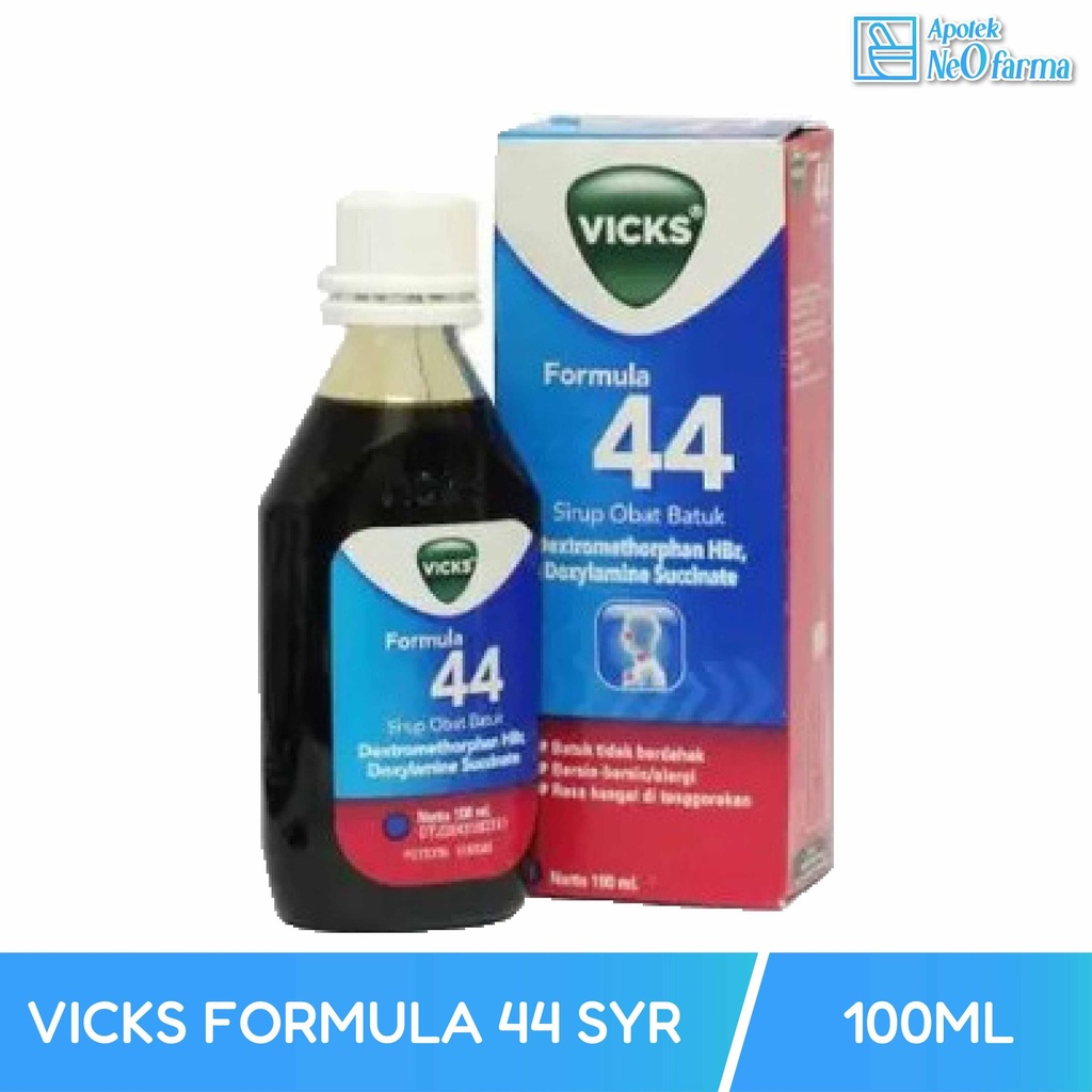 VICKS FORMULA 44 SYR 100 ML