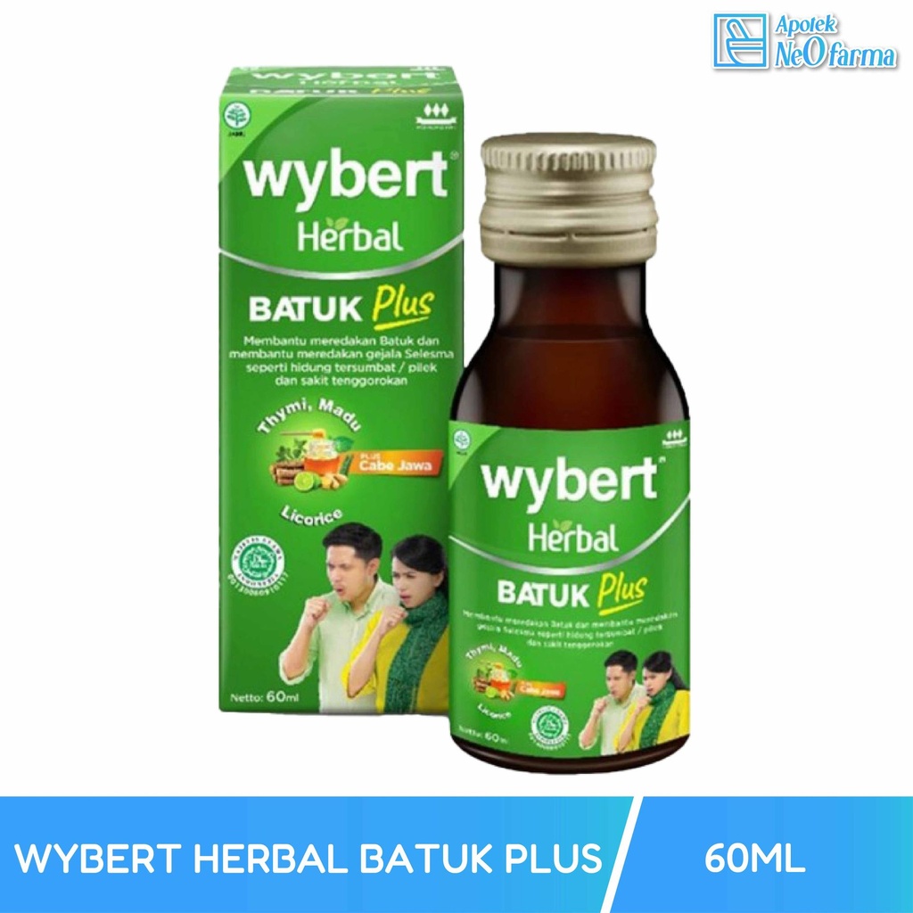 WYBERT HERBAL BATUK PLUS SYR 60 ML