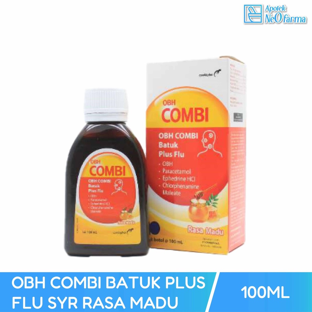 OBH COMBI BATUK PLUS FLU SYR RASA MADU 100 ML