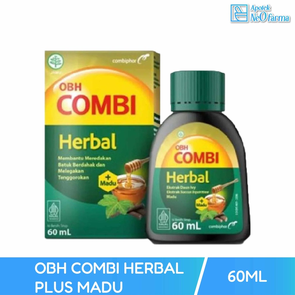 OBH COMBI HERBAL PLUS MADU 60ML