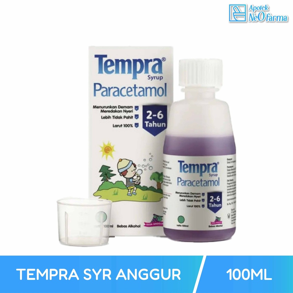 TEMPRA SYR RASA ANGGUR 100 ML