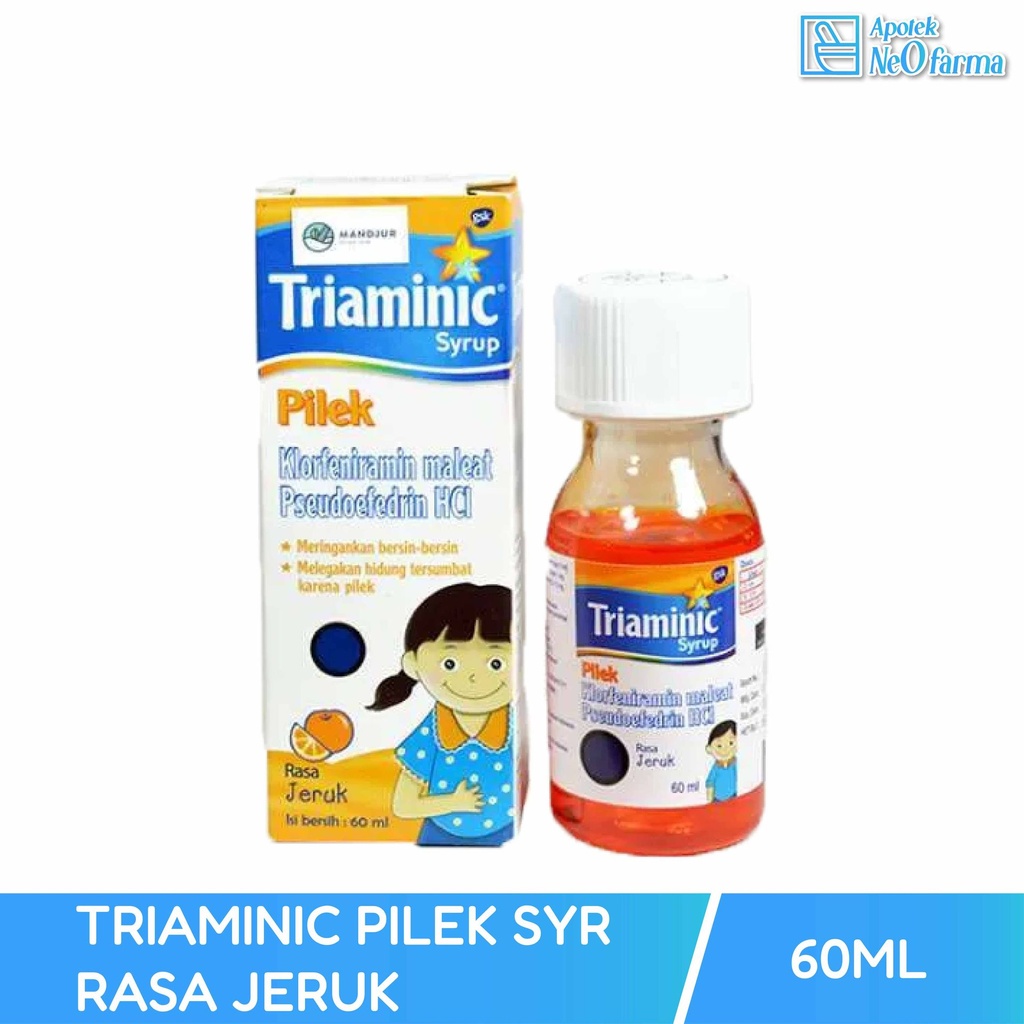 TRIAMINIC PILEK SYR RASA JERUK 60 ML