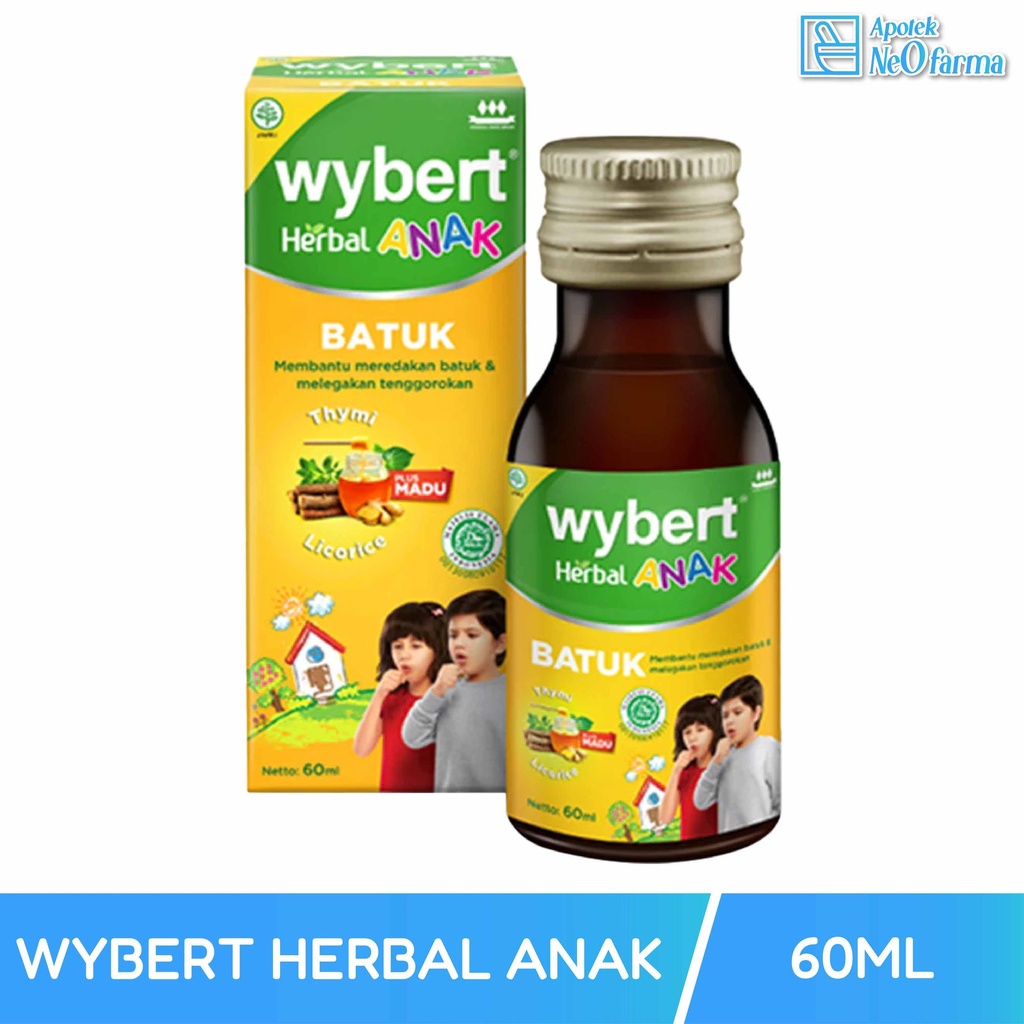 WYBERT HERBAL ANAK SYR BTL 60 ML