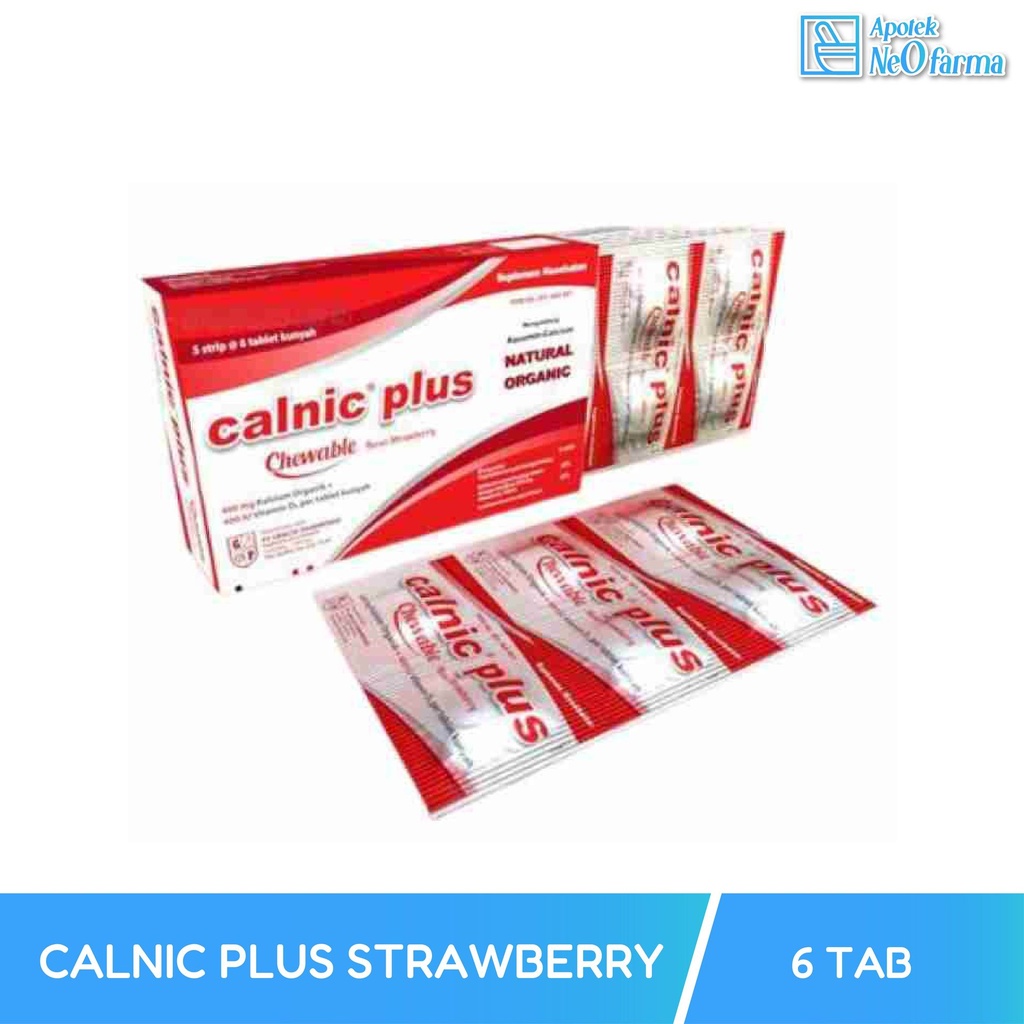CALNIC PLUS STRAWBERRY BOX 5 STR @ 6 TAB
