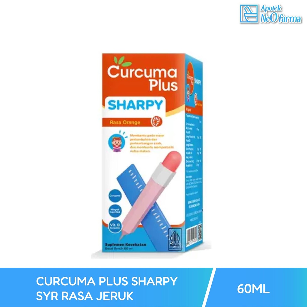 CURCUMA PLUS SHARPY SYR RASA JERUK 60 ML