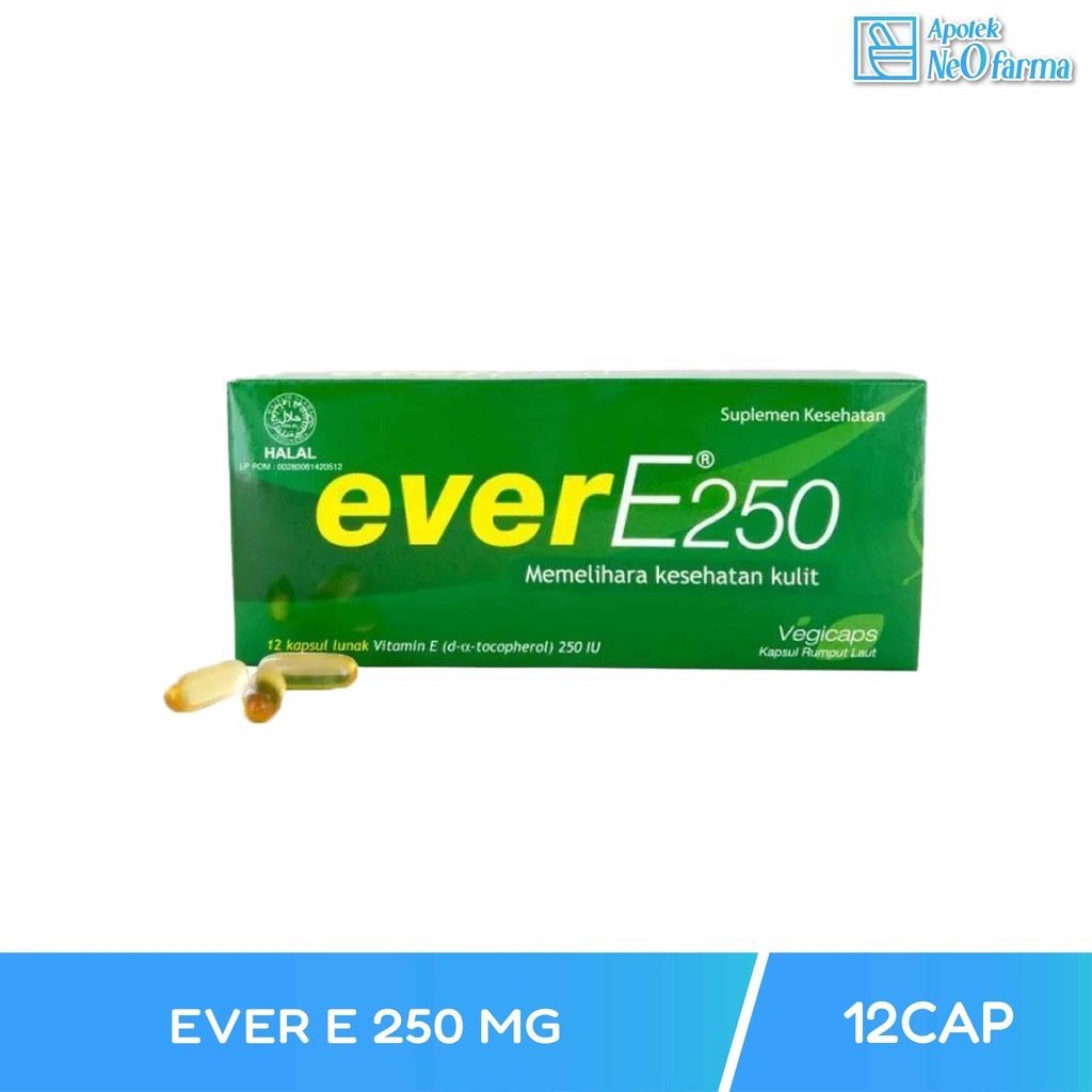 EVER E 250 MG BOX 1 STR @ 12 CAP