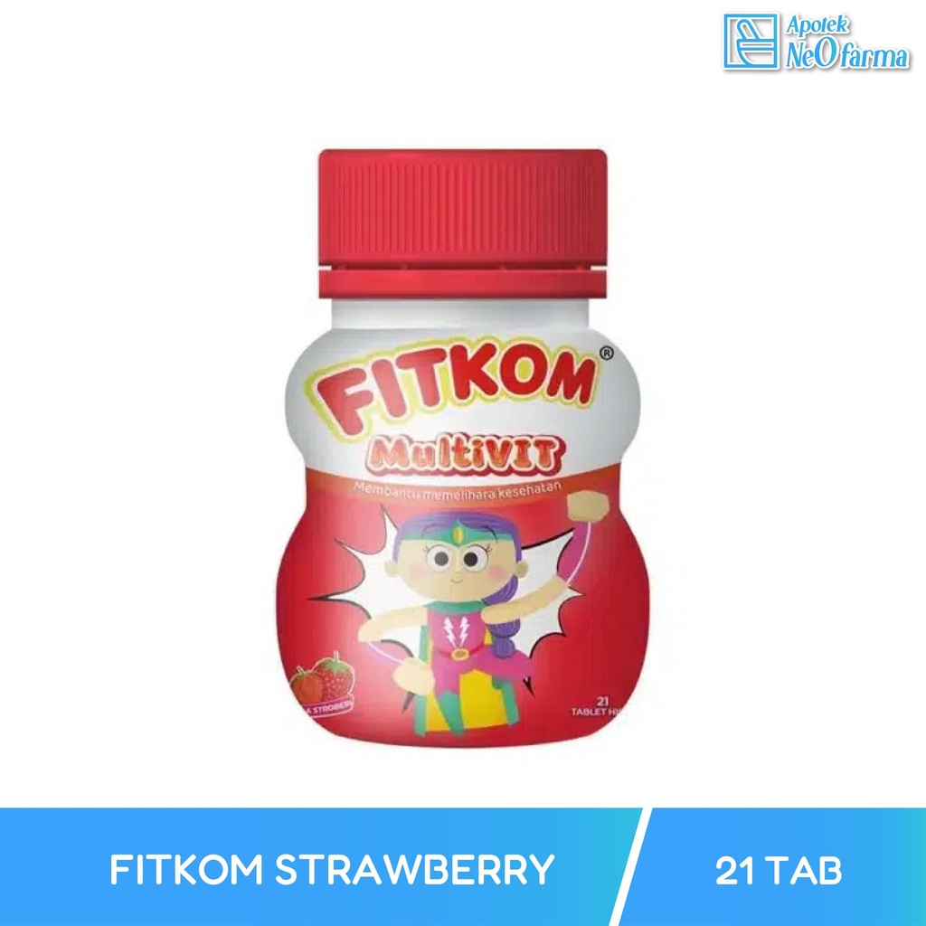FITKOM STRAWBERRY 1 BTL @ 21 TAB