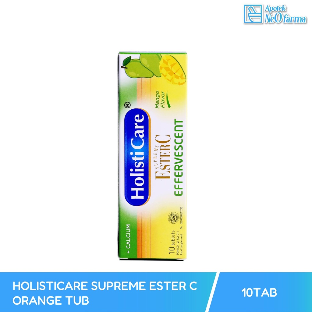 HOLISTICARE SUPREME ESTER C ORANGE TUB @ 10 TAB EFF