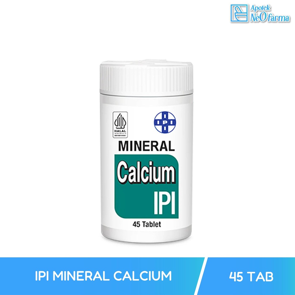 IPI MINERAL CALCIUM BTL 45 TAB