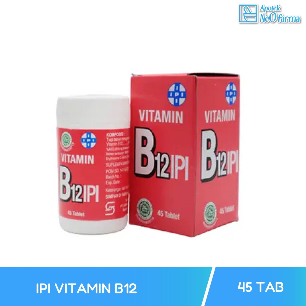 IPI VITAMIN B12 1 BTL @ 45 TAB
