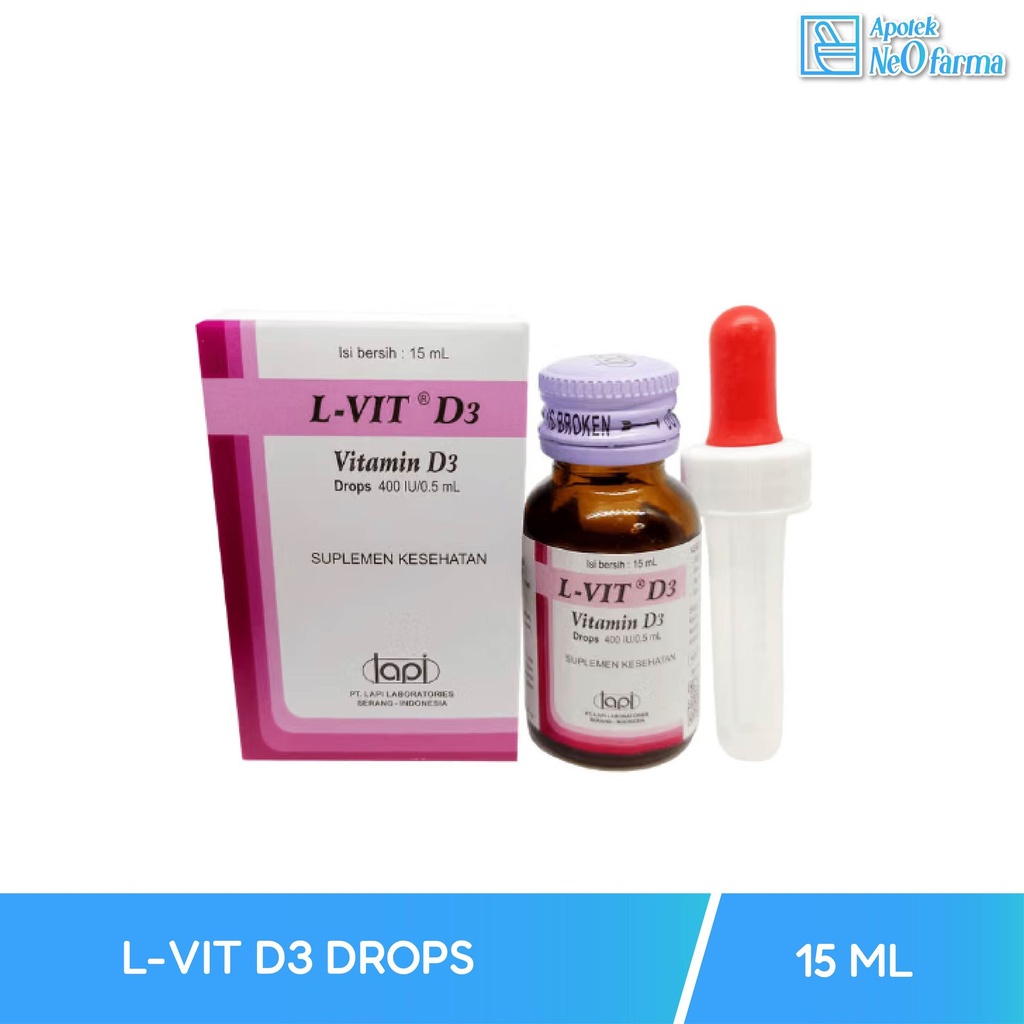 L-VIT D3 DROPS BTL 15ML