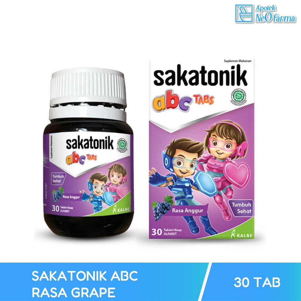 SAKATONIK ABC TAB GRAPE 1 BTL @ 30 TAB