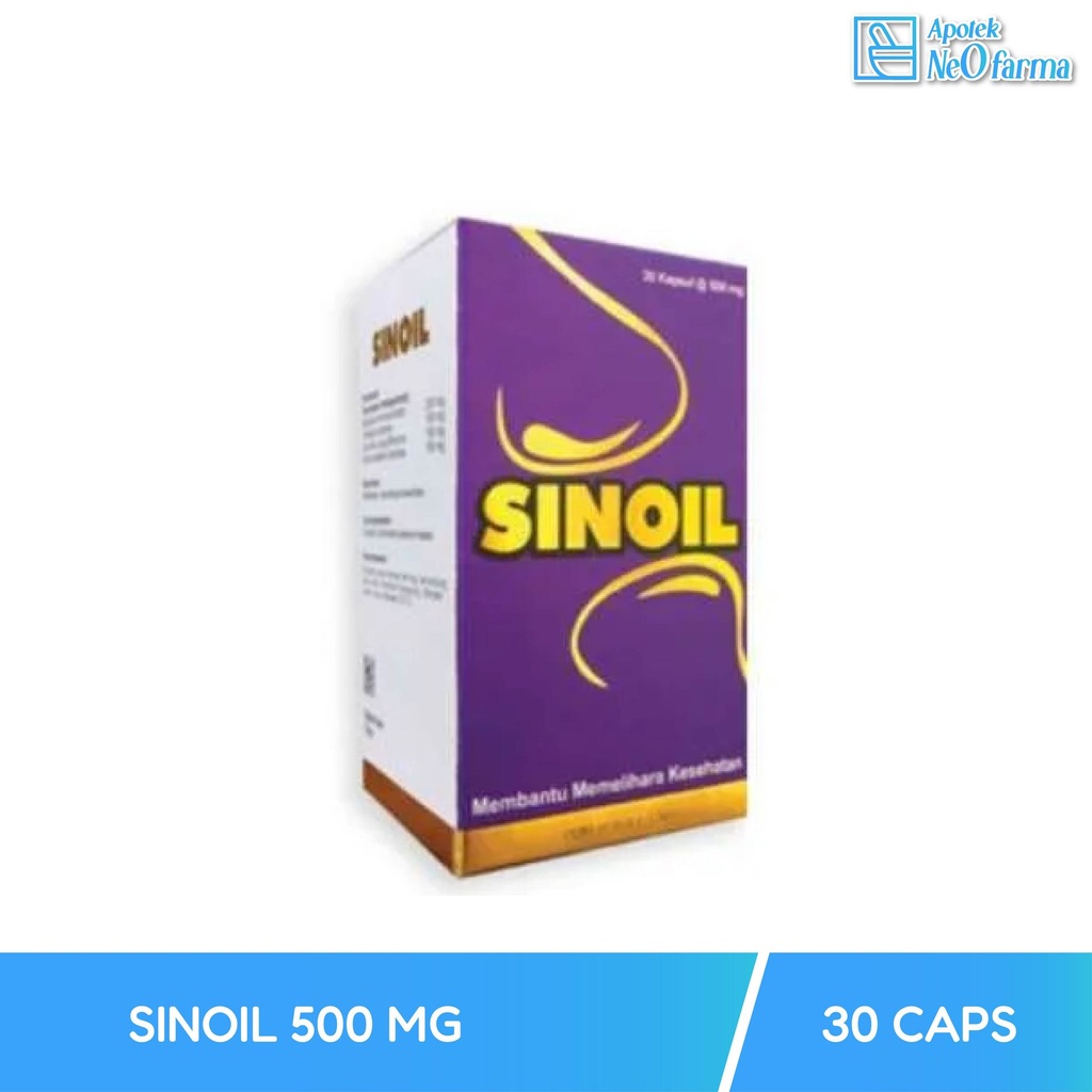 SINOIL 500 MG BOX 30 CAP