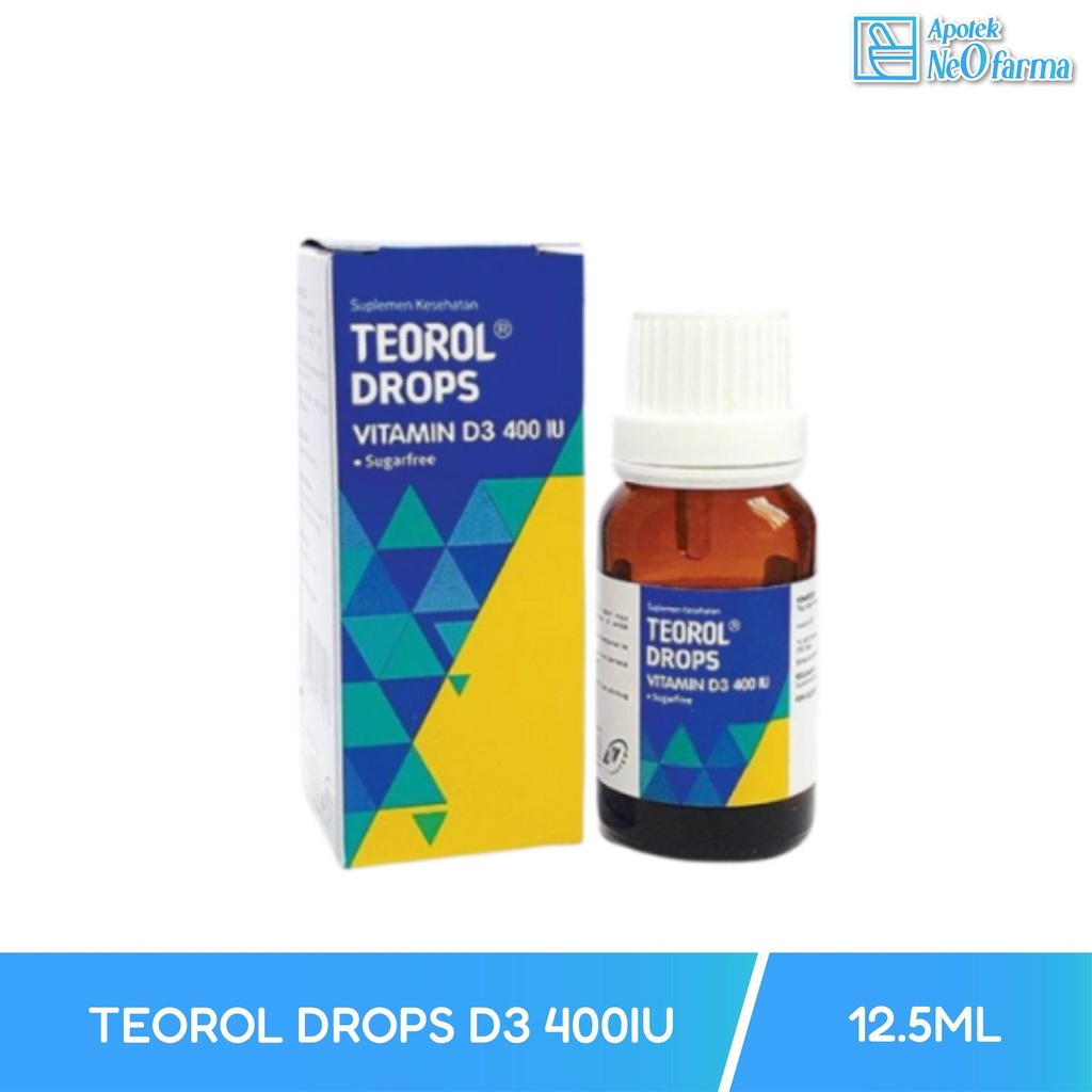 TEOROL DROPS D3 400IU 12.5ML