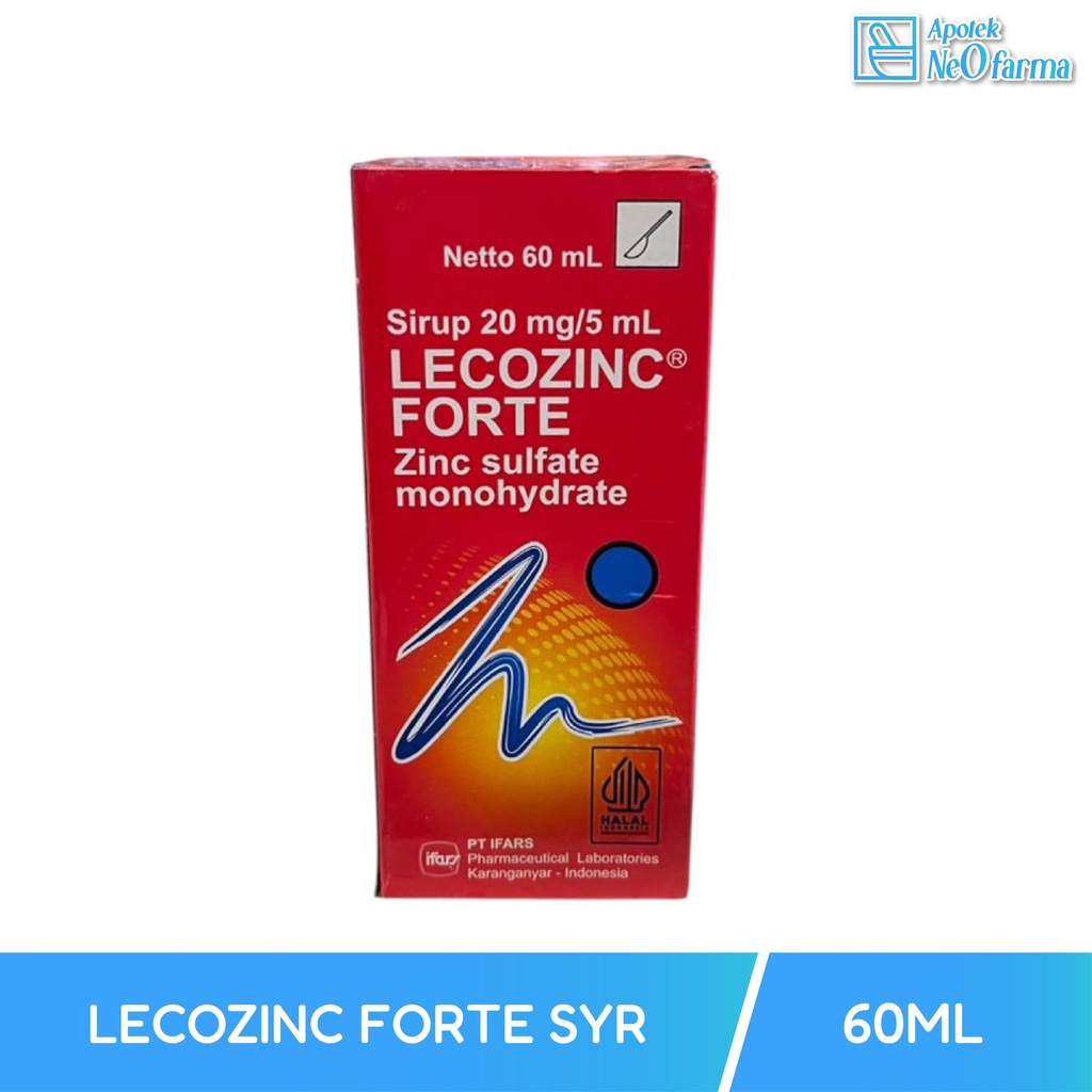 LECOZINC FORTE 20MG / 5ML SYR 60 ML